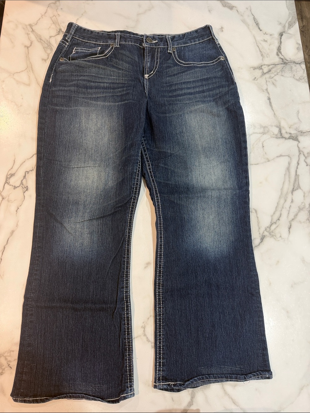 Maurices Women's Dark Wash Flare Jeans